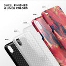 Liquid Abstract Paint Remix V92 - iPhone X Swappable Hybrid Case