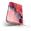 Liquid Abstract Paint Remix V92 - iPhone X Swappable Hybrid Case
