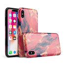 Liquid Abstract Paint Remix V92 - iPhone X Swappable Hybrid Case