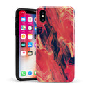 Liquid Abstract Paint Remix V92 - iPhone X Swappable Hybrid Case