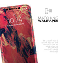Liquid Abstract Paint Remix V92 - Vinyl Skin Wrap for iPhone 17 Pro Max, 17 Pro, 17 Air, 17, 16 & All Models — Soft Matte or Ultra Gloss