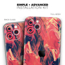 Liquid Abstract Paint Remix V92 - Vinyl Skin Wrap for iPhone 17 Pro Max, 17 Pro, 17 Air, 17, 16 & All Models — Soft Matte or Ultra Gloss