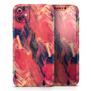 Liquid Abstract Paint Remix V92 - Vinyl Skin Wrap for iPhone 17 Pro Max, 17 Pro, 17 Air, 17, 16 & All Models — Soft Matte or Ultra Gloss