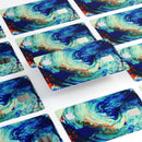 Liquid Abstract Paint Remix V93 - Premium Protective Decal Skin-Kit for the Apple Credit Card