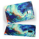 Liquid Abstract Paint Remix V93 - Premium Protective Decal Skin-Kit for the Apple Credit Card