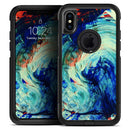 Liquid Abstract Paint Remix V93 - Skin Kit for the iPhone OtterBox Cases