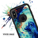 Liquid Abstract Paint Remix V93 - Skin Kit for the iPhone OtterBox Cases