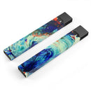 Liquid Abstract Paint Remix V93 - Premium Decal Protective Skin-Wrap Sticker compatible with the Juul Labs vaping device