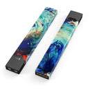 Liquid Abstract Paint Remix V93 - Premium Decal Protective Skin-Wrap Sticker compatible with the Juul Labs vaping device