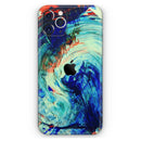 Liquid Abstract Paint Remix V93 - Vinyl Skin Wrap for iPhone 17 Pro Max, 17 Pro, 17 Air, 17, 16 & All Models — Soft Matte or Ultra Gloss