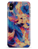 Liquid Abstract Paint Remix V94 - iPhone X Clipit Case