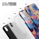 Liquid Abstract Paint Remix V94 - iPhone X Swappable Hybrid Case