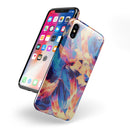 Liquid Abstract Paint Remix V94 - iPhone X Swappable Hybrid Case