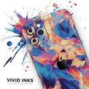 Liquid Abstract Paint Remix V94 - Vinyl Skin Wrap for iPhone 17 Pro Max, 17 Pro, 17 Air, 17, 16 & All Models — Soft Matte or Ultra Gloss