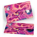Liquid Abstract Paint Remix V95 - Premium Protective Decal Skin-Kit for the Apple Credit Card