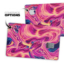 Liquid Abstract Paint Remix V95 - Premium Protective Decal Skin-Kit for the Apple Credit Card