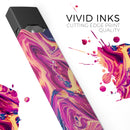 Liquid Abstract Paint Remix V95 - Premium Decal Protective Skin-Wrap Sticker compatible with the Juul Labs vaping device
