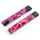 Liquid Abstract Paint Remix V95 - Premium Decal Protective Skin-Wrap Sticker compatible with the Juul Labs vaping device