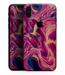 Liquid Abstract Paint Remix V95 - iPhone XS MAX, XS/X, 8/8+, 7/7+, 5/5S/SE Skin-Kit (All iPhones Available)