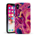 Liquid Abstract Paint Remix V95 - iPhone X Swappable Hybrid Case