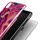 Liquid Abstract Paint Remix V95 - iPhone X Swappable Hybrid Case
