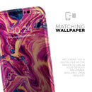 Liquid Abstract Paint Remix V95  - Protective Skin Wrap & Decal – Compatible with iPhone SE to iPhone 17 Pro Max (All Models)
