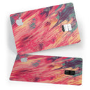Liquid Abstract Paint Remix V96 - Premium Protective Decal Skin-Kit for the Apple Credit Card