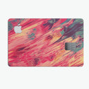 Liquid Abstract Paint Remix V96 - Premium Protective Decal Skin-Kit for the Apple Credit Card