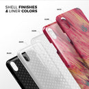 Liquid Abstract Paint Remix V96 - iPhone X Swappable Hybrid Case