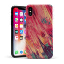 Liquid Abstract Paint Remix V96 - iPhone X Swappable Hybrid Case