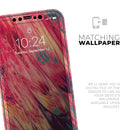 Liquid Abstract Paint Remix V96 - Vinyl Skin Wrap for iPhone 17 Pro Max, 17 Pro, 17 Air, 17, 16 & All Models — Soft Matte or Ultra Gloss