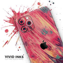 Liquid Abstract Paint Remix V96 - Vinyl Skin Wrap for iPhone 17 Pro Max, 17 Pro, 17 Air, 17, 16 & All Models — Soft Matte or Ultra Gloss