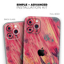 Liquid Abstract Paint Remix V96 - Vinyl Skin Wrap for iPhone 17 Pro Max, 17 Pro, 17 Air, 17, 16 & All Models — Soft Matte or Ultra Gloss