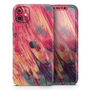 Liquid Abstract Paint Remix V96 - Vinyl Skin Wrap for iPhone 17 Pro Max, 17 Pro, 17 Air, 17, 16 & All Models — Soft Matte or Ultra Gloss