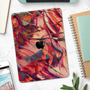 Liquid Abstract Paint Remix V9 - Full Body Skin Decal for the Apple iPad Pro 12.9", 11", 10.5", 9.7", Air or Mini (All Models Available)