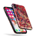 Liquid Abstract Paint Remix V9 - iPhone X Swappable Hybrid Case