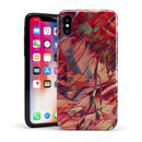 Liquid Abstract Paint Remix V9 - iPhone X Swappable Hybrid Case