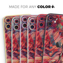 Liquid Abstract Paint Remix V9  - Protective Skin Wrap & Decal – Compatible with iPhone SE to iPhone 17 Pro Max (All Models)