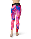 Liquid Abstract Paint V10 - All Over Print Womens Leggings / Yoga or Workout Pants
