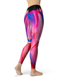 Liquid Abstract Paint V10 - All Over Print Womens Leggings / Yoga or Workout Pants