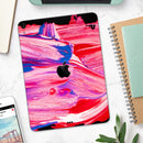 Liquid Abstract Paint V10 - Full Body Skin Decal for the Apple iPad Pro 12.9", 11", 10.5", 9.7", Air or Mini (All Models Available)