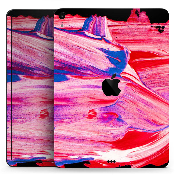 Liquid Abstract Paint V10 - Full Body Skin Decal for the Apple iPad Pro 12.9", 11", 10.5", 9.7", Air or Mini (All Models Available)
