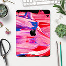 Liquid Abstract Paint V10 - Full Body Skin Decal for the Apple iPad Pro 12.9", 11", 10.5", 9.7", Air or Mini (All Models Available)