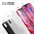 Liquid Abstract Paint V10 - iPhone X Swappable Hybrid Case