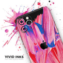 Liquid Abstract Paint V10  - Protective Skin Wrap & Decal – Compatible with iPhone SE to iPhone 17 Pro Max (All Models)
