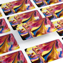 Liquid Abstract Paint V11 - Premium Protective Decal Skin-Kit for the Apple Credit Card