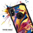 Liquid Abstract Paint V11 - Skin Kit for the iPhone OtterBox Cases