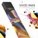 Liquid Abstract Paint V11 - Premium Decal Protective Skin-Wrap Sticker compatible with the Juul Labs vaping device