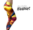 Liquid Abstract Paint V11 - All Over Print Womens Leggings / Yoga or Workout Pants