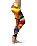 Liquid Abstract Paint V11 - All Over Print Womens Leggings / Yoga or Workout Pants
